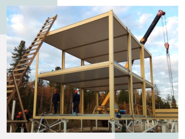 Строительство модульных здания Кострома