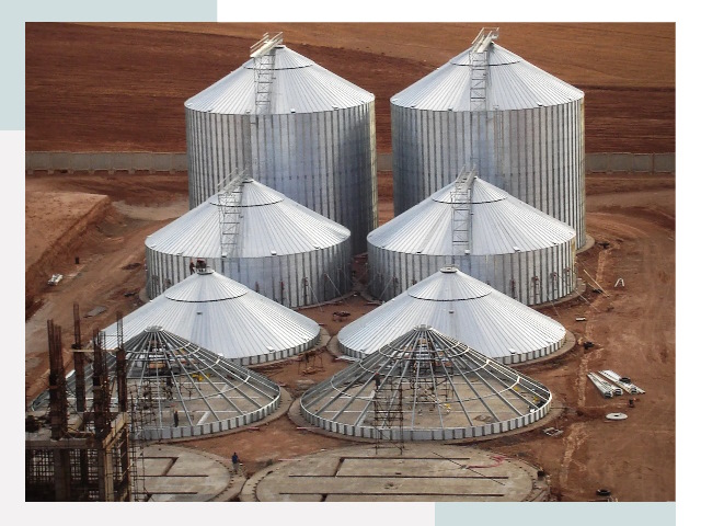 Строительство зерновых силосов в Костроме