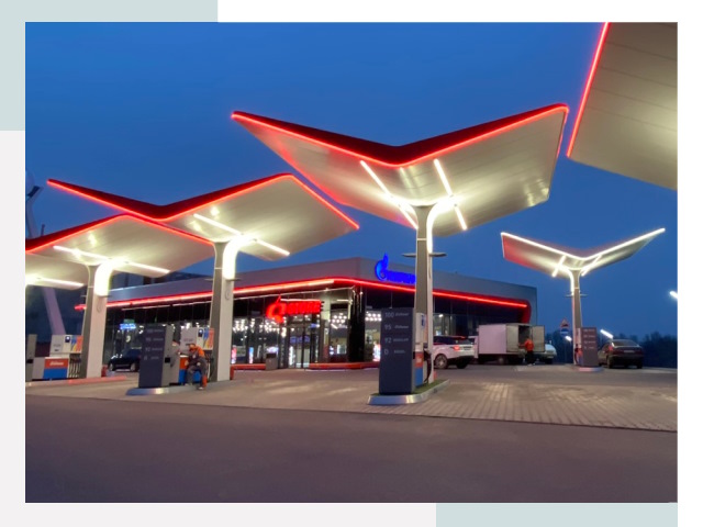 Навесы для АЗС в Костроме