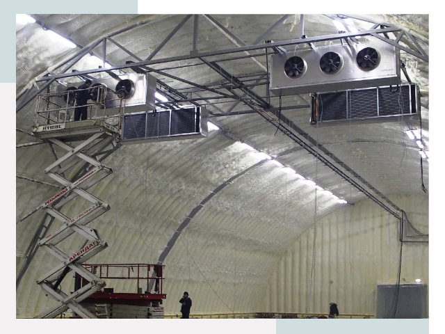 Оснащение ангаров в Костроме