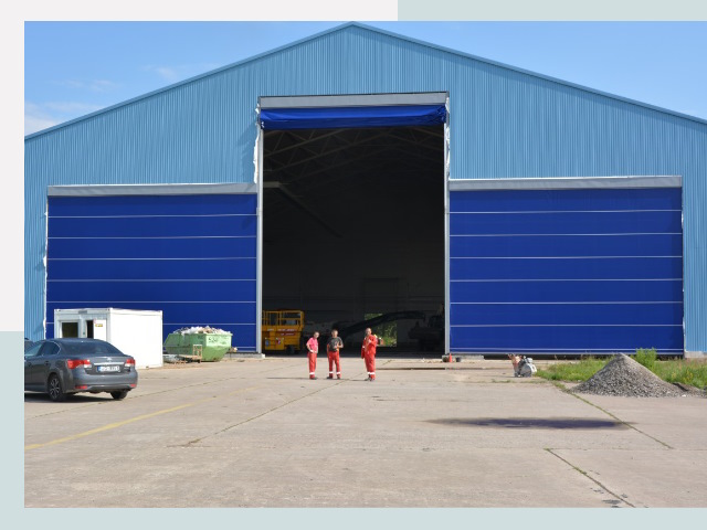 Ангарные ворота в Кострома от СтальСтрой-Кст по цене 613 руб.